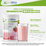Equilibra Batido Frutilla: Nutrición Completa + 2 Billones de Probióticos para tu Bienestar Digestivo. - Imagen 3