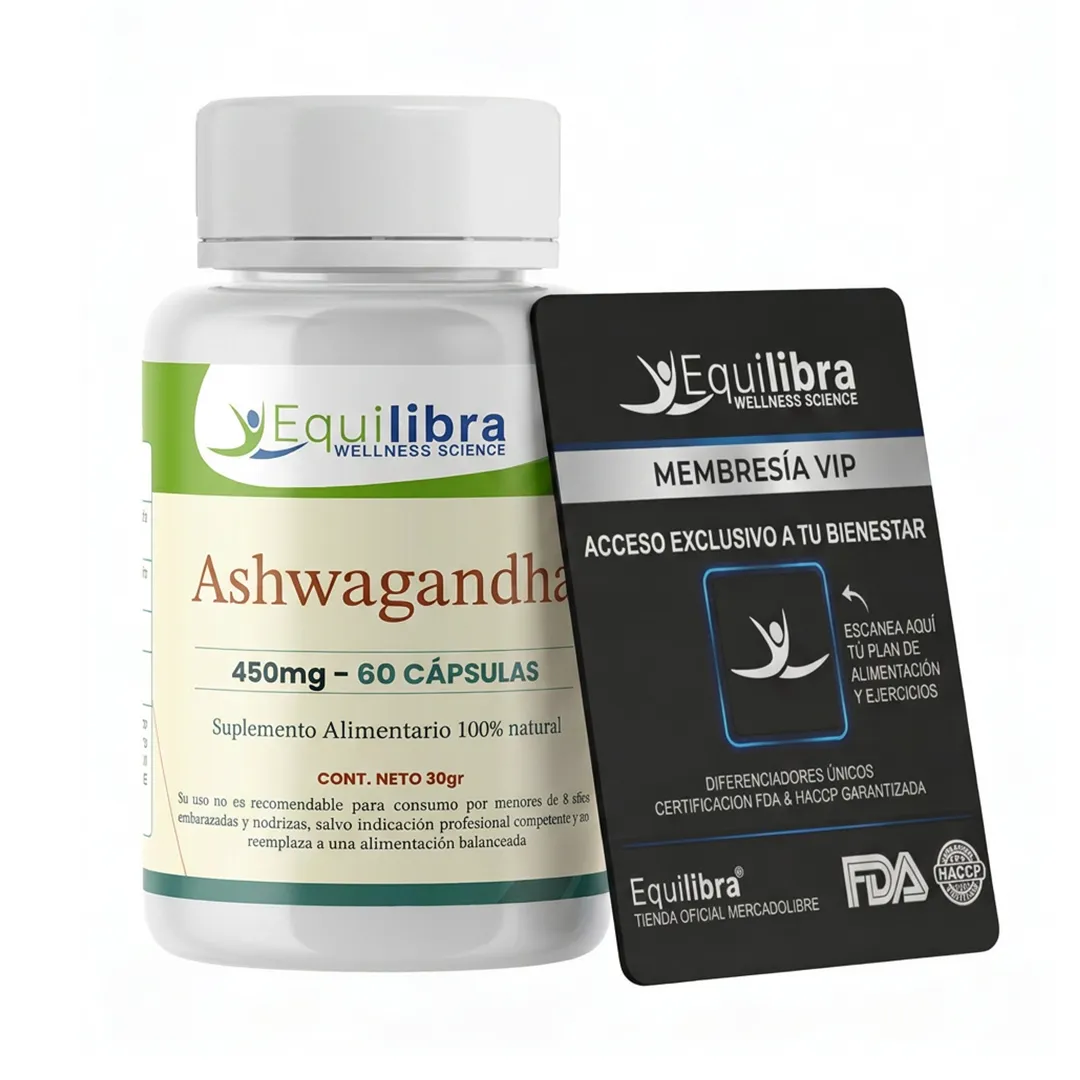 Ashawandha Ksm-66 60 Cápsulas Plan Vip Equilibra