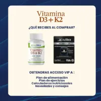 Vitamina D3 + K2 60 Cápsulas Vip Plan Equilibra - Imagen 6