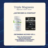 Triple Magnesio 60 Cápsulas Vip Plan Equilibra - Imagen 5