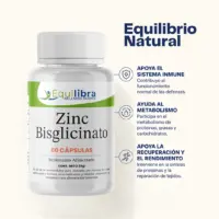 Zinc Bisglicinato 60 Cápsulas Vip Plan Equilibra - Imagen 2