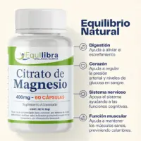 Citrato De Magnesio 160 Cápsulas Plan Vip Equilibra - Imagen 2