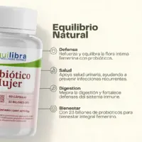 Probiótico Mujer 60 Cápsulas Vip Plan Equilibra - Imagen 2
