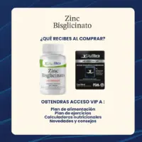 Zinc Bisglicinato 60 Cápsulas Vip Plan Equilibra - Imagen 5