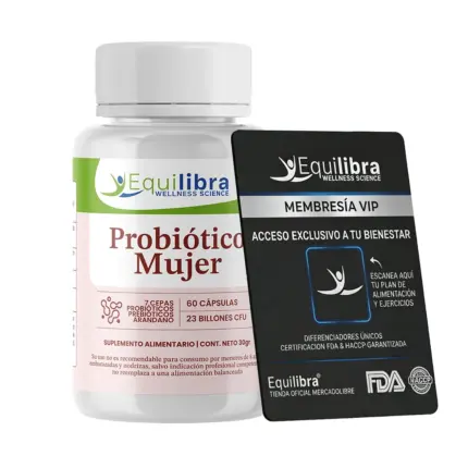 Probiótico Mujer 60 Cápsulas Vip Plan Equilibra