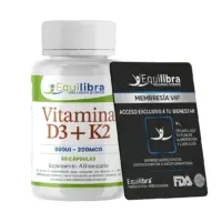 Vitamina D3 + K2 60 Cápsulas Vip Plan Equilibra