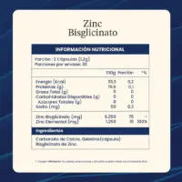 Zinc Bisglicinato 60 Cápsulas Vip Plan Equilibra - Imagen 6