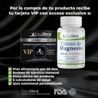 Citrato De Magnesio 160 Cápsulas Plan Vip Equilibra - Imagen 7